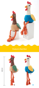 Juguete Masticable de Felpa para Perros, Ecológico y Duradero, con Cuerda de Algodón para Cachorros en Fase de Dentición y Juego para Adultos - Product Image 1