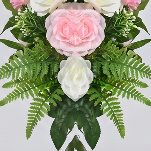 Ramo de Flores Artificiales Mixtas, Guirnaldas Decorativas y Arreglos Florales para Colgar en la Pared, Decoración para el Hogar, Bodas y Eventos - Product Image 4