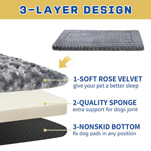 Fabricant mignon unique confortable imperméable de luxe <span class=keywords><strong>anti</strong></span>-<span class=keywords><strong>stress</strong></span> doux lit pour <span class=keywords><strong>chien</strong></span> chat chaud hiver grand <span class=keywords><strong>tapis</strong></span> de caisse pour <span class=keywords><strong>chien</strong></span> - Product Image 2