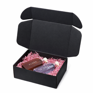 Emballage d'expédition de cosmétiques Blush, boîte d'expédition en carton ondulé E, boîte d'expédition à rabat supérieur, emballage personnalisé imprimé - Product Image 3