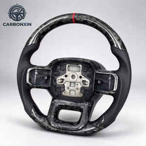Volante Deportivo Personalizado de Fibra de Carbono para Ford F-150, Modificación y Mejora del Volante para Autos de Carreras - Product Image 4