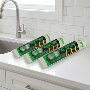 Scellant silicone acide anti-moisissure <span class=keywords><strong>de</strong></span> niveau 0 supérieur <span class=keywords><strong>pour</strong></span> l'étanchéité des bords des cabines <span class=keywords><strong>de</strong></span> <span class=keywords><strong>douche</strong></span> et des cloisons en verre - Product Image 5