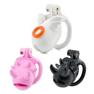 Nouvelle cage de chasteté masculine Démones et anges Verrou de chasteté personnalisé Sissy avec cage à pénis de 4 tailles Jouets sexuels pour hommes Sex Toi pour homme18 - Product Image 1