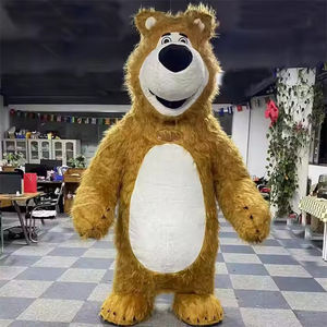 Costume Gonfiabile Gigante da Orso 2,6M, Mascotte Intera per Adulti, Vestito Gonfiabile per Spettacoli, Senza Batterie - Product Image 1
