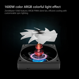 Enfriador Líquido ZeroMaster 360mm ARGB Nuevo Diseño Radiador de Refrigeración por Agua con LED RGB para Gabinete de PC Gaming Disipador de Calor y Ventiladores para CPU Intel AMD - Product Image 4