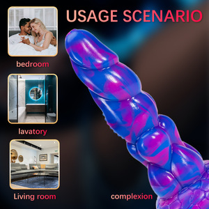 Dildo Colorido con Forma de Pene de Pulpo, Tapón Anal Gay, Juguete Sexual para Mujeres, Caja de Juguetes Sexuales para Sala de Estar, Configuración de Tienda Digital - Product Image 1