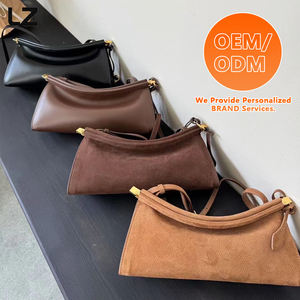 Lz क्यूरो वास्तविकता कारखाने में वास्तविक चमड़े के हैंडबैग के साथ सटेल अंडरआर्म महिला कंधे की थैली के साथ महिला कंधे की थैली - Product Image 1