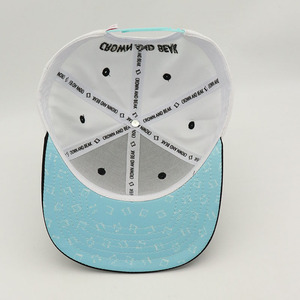 Oem bán buôn tùy chỉnh thiết kế 3D thêu logo phẳng vành 6 Bảng điều chỉnh Snapback mũ cho nam giới - Product Image 4