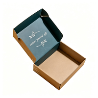 Boîte d'emballage rigide en carton ondulé E Flute 400 g/m² pour produits de soin et shampoings, avec logo personnalisé, en matériaux recyclés, prix usine, vente en gros
