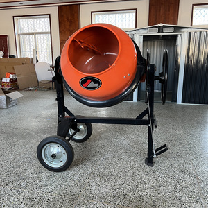 Drum listrik, roda kecil Dorong Tangan ke lokasi konstruksi renovasi semen multifungsi pencampur cepat - Product Image 2