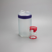 Sac d'emballage EVA transparent imprimé en couleur, sac fourre-tout promotionnel en PVC, fond carré, sac d'emballage à fermeture éclair, trousse à crayons scolaire