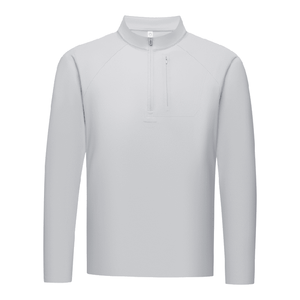 เสื้อสเวตเชิ้ตแขนยาวแบบใหม่ ป้องกันลม ซิป ¼ ตัว คอเต่า ปรับแต่งได้ สำหรับผู้ชาย - Product Image 4