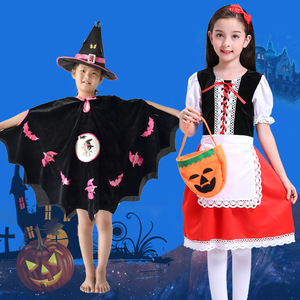 Disfraz de Caperucita Roja para niñas de 5 a 7 años, traje de Halloween para cosplay, material de tela roja, atuendo para actuaciones. - Product Image 3