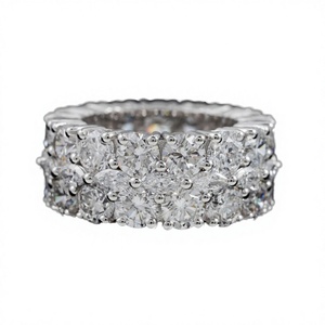 Bague de mariage pour homme en diamant de laboratoire de luxe, style hip-hop, en argent 925, taille 7 - Product Image 4