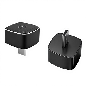 Adaptador 2 en 1 para Conexión de Auto, Nuevo Mini Adaptador Inalámbrico Android Auto Carplay USB Tipo C - Product Image 1