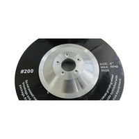 Disque de meulage diamanté de 6 pouces (150 mm) pour béton, patin de polissage pour bordures de sol, compatible avec les meuleuses d'angle AG 5-D 19 mm