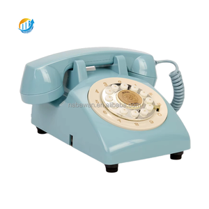 Téléphone fixe antique de style ancien, téléphone filaire vintage européen, choix privilégiés pour la maison, le bureau ou l'hôtel - Product Image 3