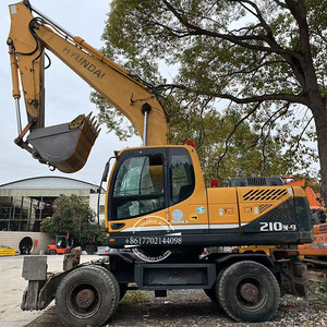 Excavadora Hyundai 210W-7 de segunda mano con motor potente coreano, bajo precio, Hyundai 210W-9 de ruedas - Product Image 1