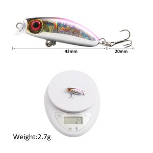 Leurre Minnow XY 65 43mm 2.7g pour la pêche au bar en eau moyenne - Product Image 1