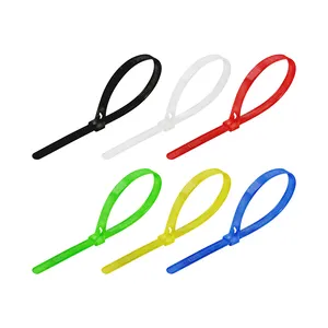 HSG factory wholesale high quality plastic nylon Multi Color car decoration removable ties