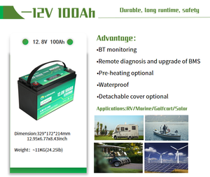 Germany US UK Canada Best Seller Litium <strong>Batteries</strong> <strong>12v</strong> 100ah 200ah <strong>Lipo</strong> <strong>Batteries</strong> <strong>12v</strong> 100ah - Product Image 2