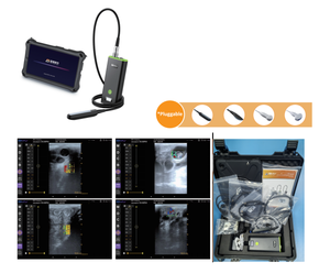 Système d'échographie vétérinaire portable BMV noir et blanc pour équidés et bétail, sonde rectale linéaire, cheval, IP67, anti-poussière, multi-sondes 7-en-1 - Product Image 6