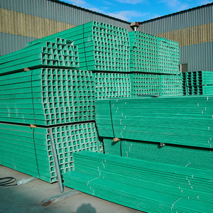 Haoyang Fiberglass Cable Trays Green Ventilated Perforated Trough For Cable Laying - Product Image 1