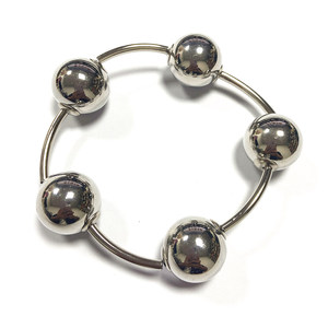 New Arrival Fashion Cheap Wholesale Design Punk <strong>Balls</strong> Elastic <strong>Bracelets</strong> Women Chunky Stretch Bead Silver <strong>Ball</strong> <strong>Bracelets</strong> Bangle - Product Image 1