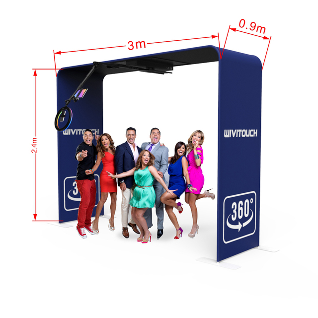 360 Overhead Spinner 360 Photobooth Frame Kiosk Party Supplies Machine Top Video Booth Pad 360 Degree Photo Booth Automatic