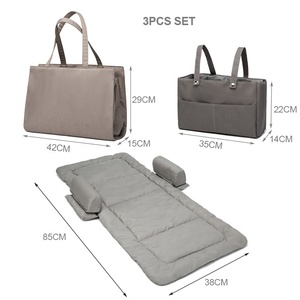 Sac à couches 3 en 1 pour <span class=keywords><strong>bébé</strong></span> Fourre-tout avec poste à langer Berceau pliable pour <span class=keywords><strong>bébé</strong></span> Lit de voyage Portable Sac à main Berceau <span class=keywords><strong>Matelas</strong></span> pour maman - Product Image 3