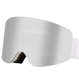 אנלור 7080 סקי למבוגרים אנטי-ערפל משקפי שמש עדשה מגנטיות שלג משקפיים בכחול לבן אדום ורוד צהוב לבן - Product Image 3