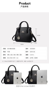 Purses and Handbags for Women Fashion Ladies PU <b>Leather</b> Top Handle Satchel Shoulder Tote <b>Bags</b> - Product Image 3
