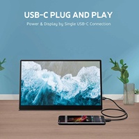 Sibolan 16 pouces usb c portable ips gaming moniteur d'affichage étendu 1080p pc téléphone X-box PS5