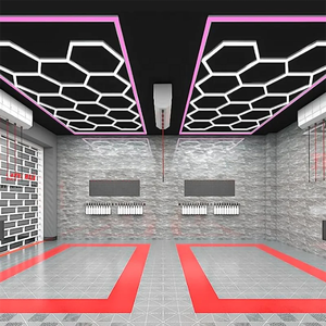 كشاف جراج سداسي ضوء Led عالي الخفة ضوء عمل سداسي متوافق مع محلات السيارات محطة غسيل السيارات الحانات الصالات الرياضية غرف الرقص - Product Image 5