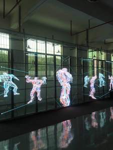 Trong nhà quảng cáo HD LED thủy tinh trong suốt hiển thị Lưới Trong Suốt Màn hình LED 3.9mm-7.8mm DJ video tường - Product Image 5