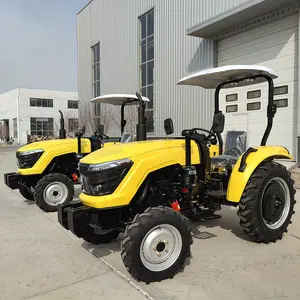 2024 New QILU Brand four-wheel drive cultivator tractor 1 group of hydraulic outputs 50HP farming tractor