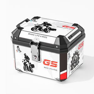 Boîte à bagages pour moto, coffre de toit pour vélo électrique, grande capacité 45L, imperméable avec doublure, en matériau ABS PP - Product Image 3