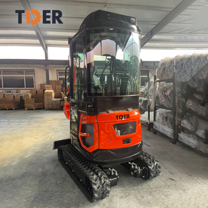 TDER 1.8t油圧ミニショベル1.8トン掘削クローラーキャビン付き - Product Image 5