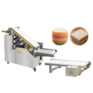 Tabletop Small Grain Product Automatic Papad Momo Empanada Samosa Gyoza Wonton Dumpling Maker Skin Wrapper Making Machine Price