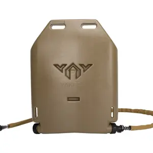 YAKEDA गियर ESAPI ठंडा पानी की बोतल सामरिक डालने प्लेट वक्र सुरक्षा जलयोजन वाहक के साथ पेय ट्यूब
