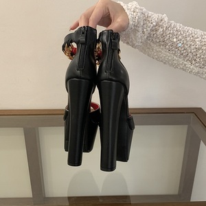 Zapatos de Tacón Grueso en Oferta, Zapatos de Fiesta para Mujer, Plataforma de 6 cm, Cadena de Metal, Tallas 35-42, Tacones Súper Altos de 16 cm - Product Image 2