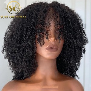 Perruques Courtes Bob Bouclées Kinky en Cheveux Humains, Perruques Frontales en Dentelle HD Sans Colle, Perruques Pixie Cut en Cheveux Humains pour Femmes Noires - Product Image 5