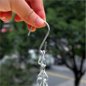 Wholesale Indoor Adjustable Wall <strong>Artificial</strong> Plant <strong>Flower</strong> Pot Holder Hanger Garden 25.5cm <strong>Hanging</strong> <strong>Baskets</strong> - Product Image 4