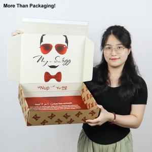 Cajas de Envío Personalizadas con Logotipo, Cajas de Cartón Corrugado para Ropa, Embalaje de Regalo, Cajas de Correo - Product Image 4
