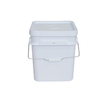 Fabricant de contenants de qualité alimentaire contenants IML à tartiner pour chocolat de 1 à 5 gallons seau en plastique blanc hermétique à haute température