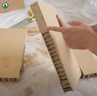 Papier carton personnalisé noyau nid d'abeille Composite avec panneau MDF pour panneau de meubles