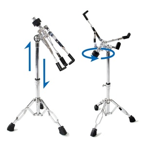 Soporte Ajustable en Altura para Tambor <span class=keywords><strong>de</strong></span> Percusión - Base para Instrumento <span class=keywords><strong>Musical</strong></span>, Soporte para Tambor <span class=keywords><strong>de</strong></span> 12'' a 14'' <span class=keywords><strong>de</strong></span> Diámetro - Product Image 1
