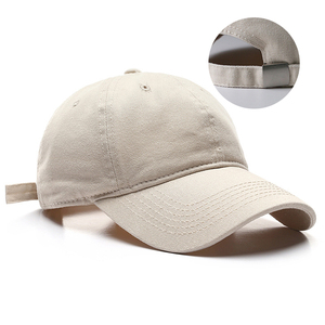 50 màu sắc thương hiệu chất lượng nhà Máy Giá 100% cotton mềm Mũ bóng chày bán buôn 6 Bảng điều chỉnh không có cấu trúc đồng bằng trống CHA hat - Product Image 3