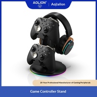 Support de manette de jeu AOLION pour manettes PS5, SWITCH et XBOX, avec base de rangement universelle pour manette et casque
