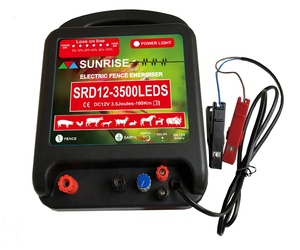 Bộ Điều Khiển Hàng Rào Năng Lượng Mặt Trời 3.5J Mạnh Mẽ Nhất Hàng Rào Điện Di Động Energizer Với Giấy Chứng Nhận CE Cho Gia Súc & Ngựa & Cừu - Product Image 3